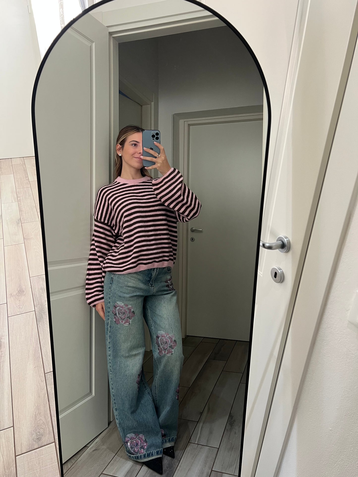 Maglioncino righe lana “marghe”