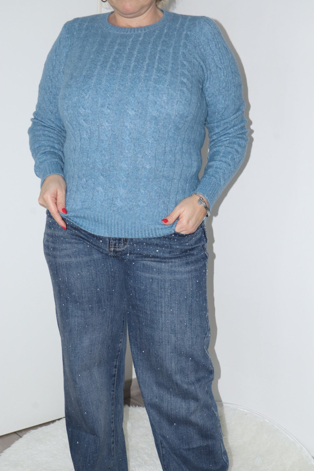 Maglioncino must have lana azzurro,grigio,beige,bianco,cammello