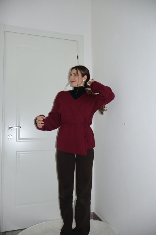 Maglioncino Scaldacuore incrociato (vari colori)