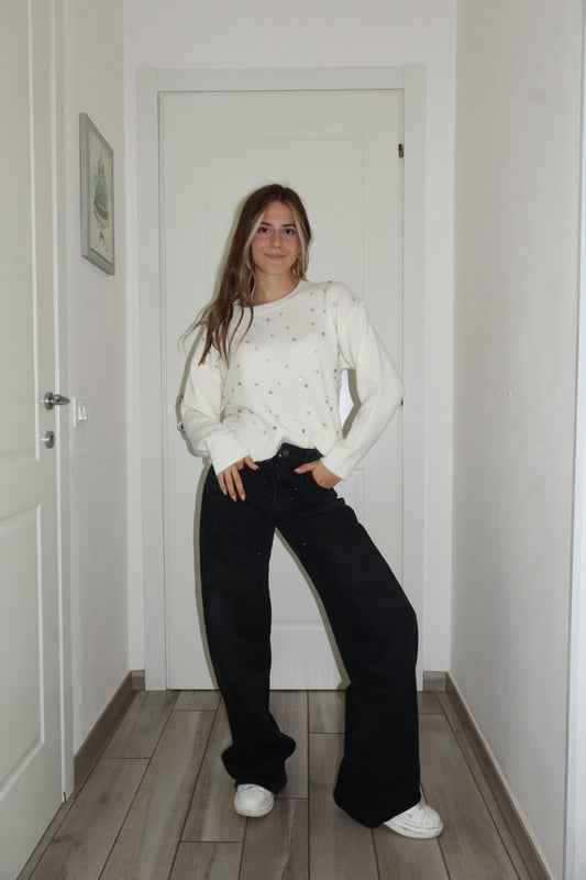 Maglioncino strass Ilary