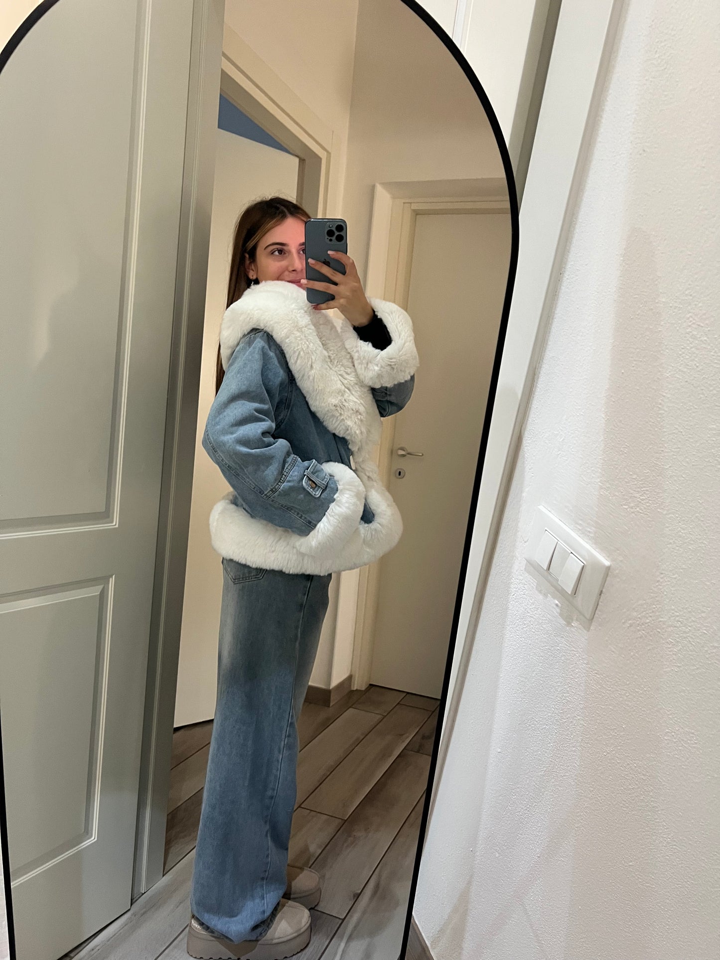 Cappottino con pellicciotto