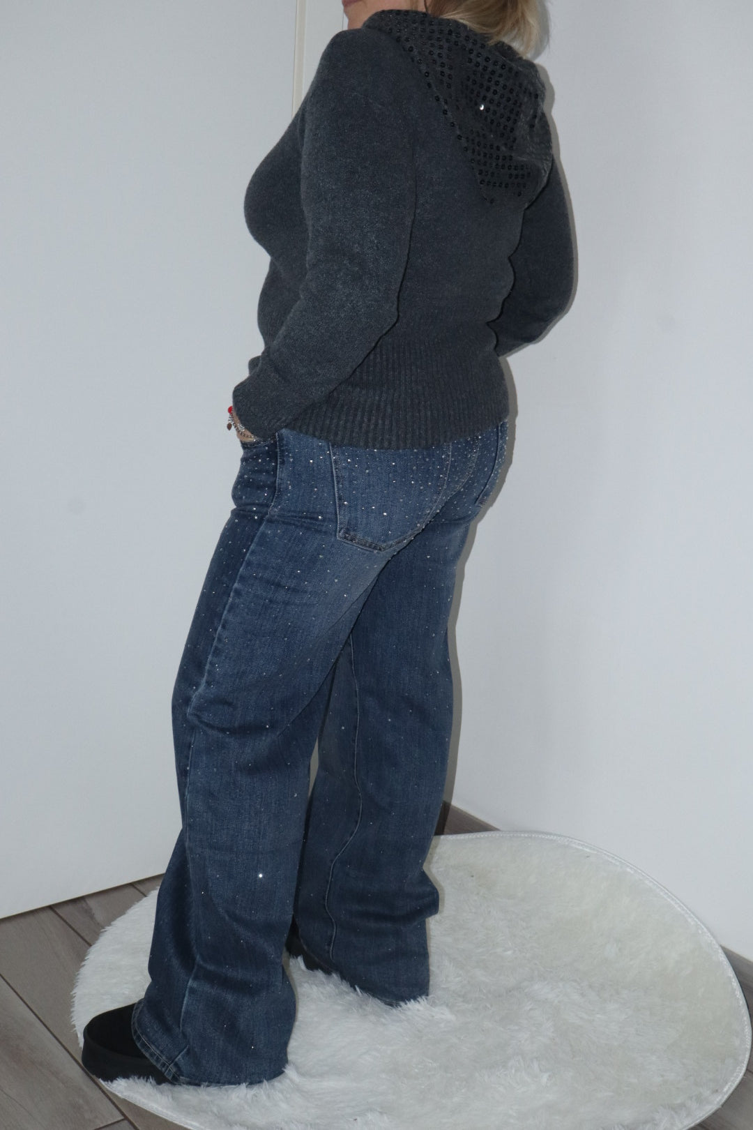 Jeans pioggia Shine blu 44-50