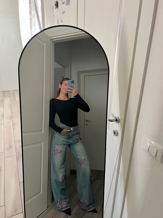 Body velato effetto cashmere