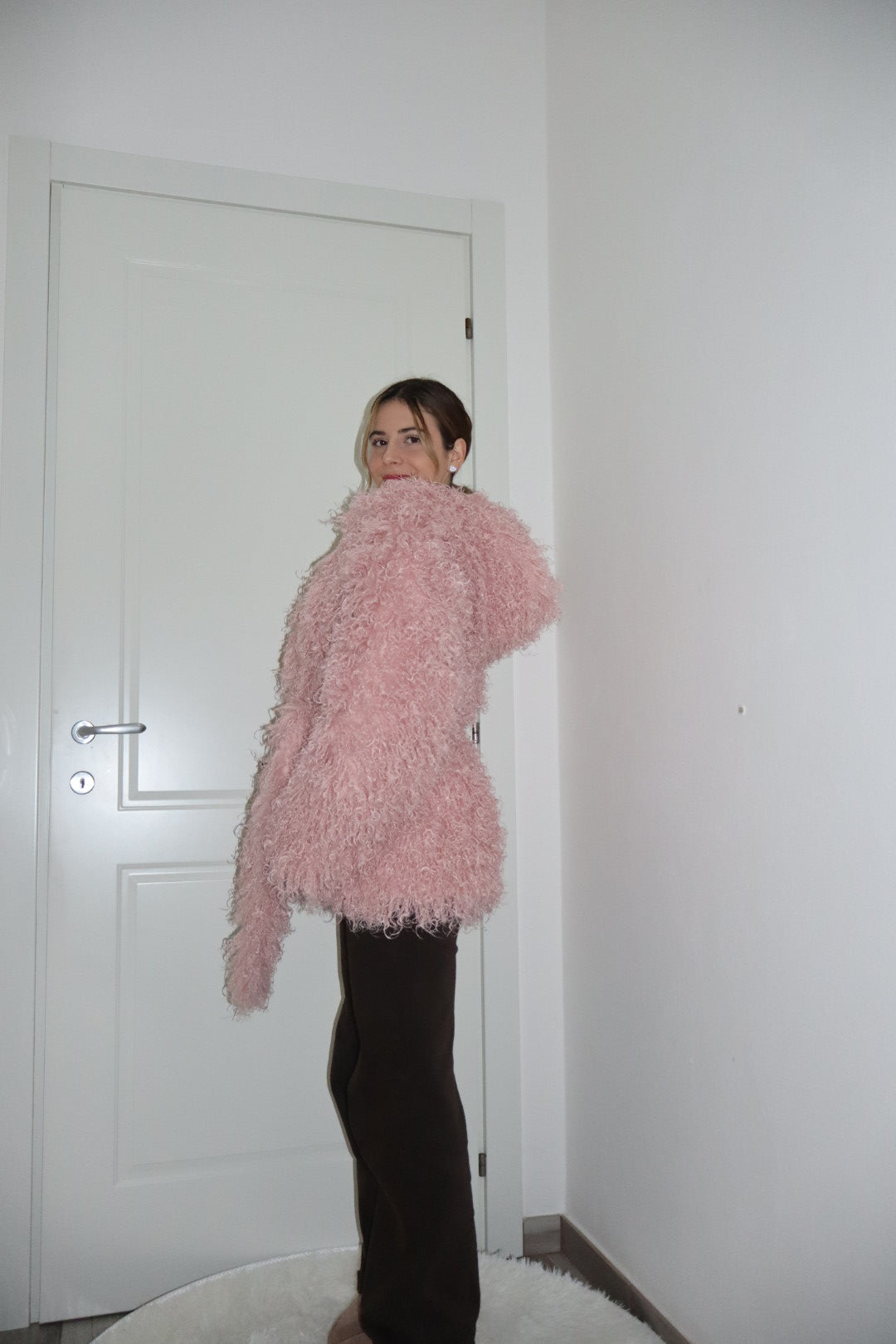 Eco Pelliccia Mongolia “cotton Candy”