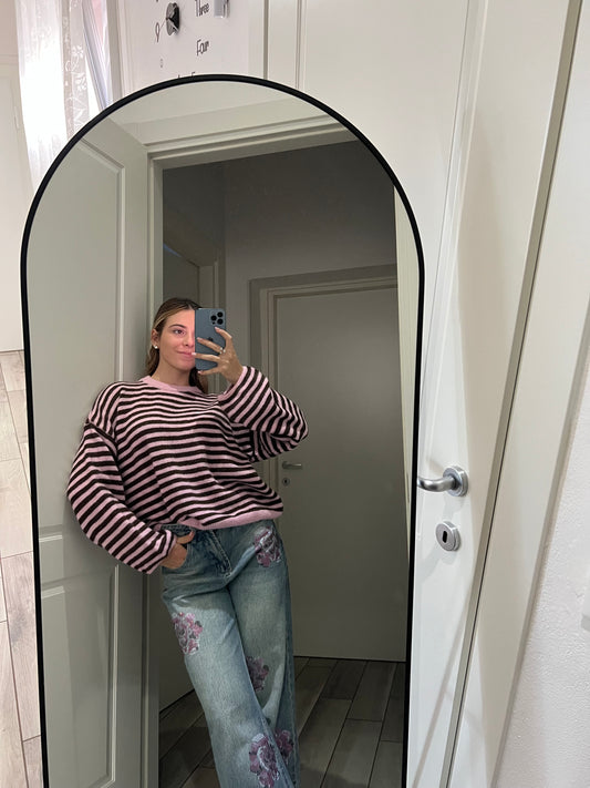 Maglioncino righe lana “marghe”