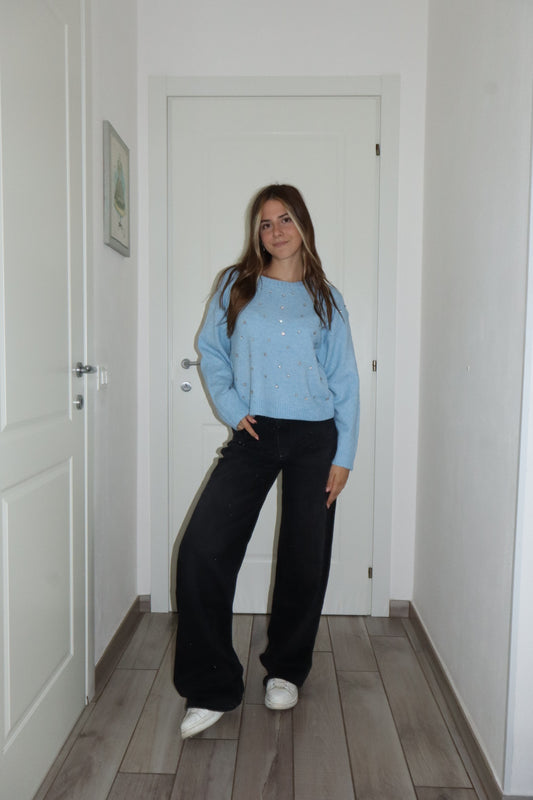 Maglioncino strass Ilary