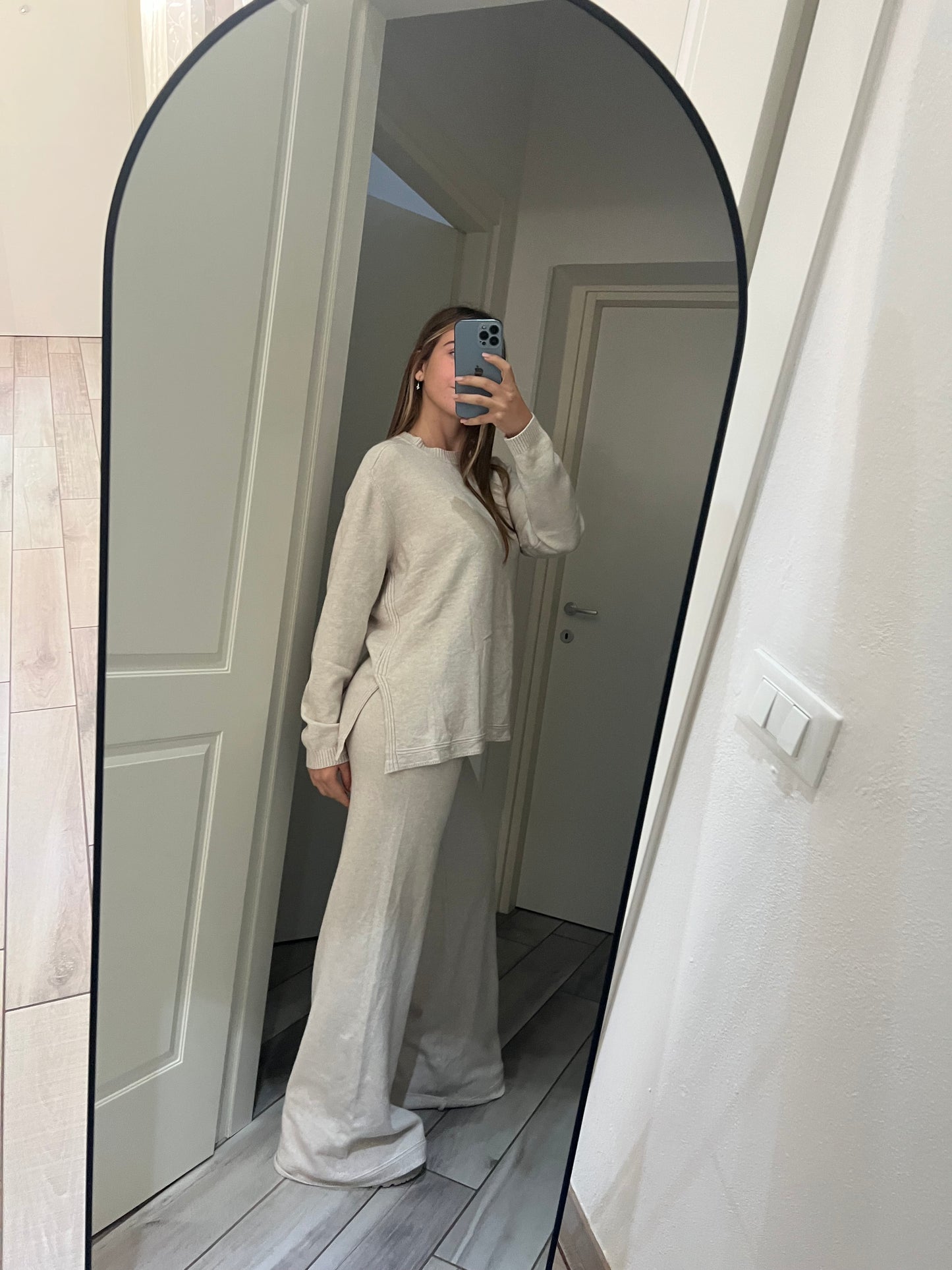 Coordinato caldo cortina beige