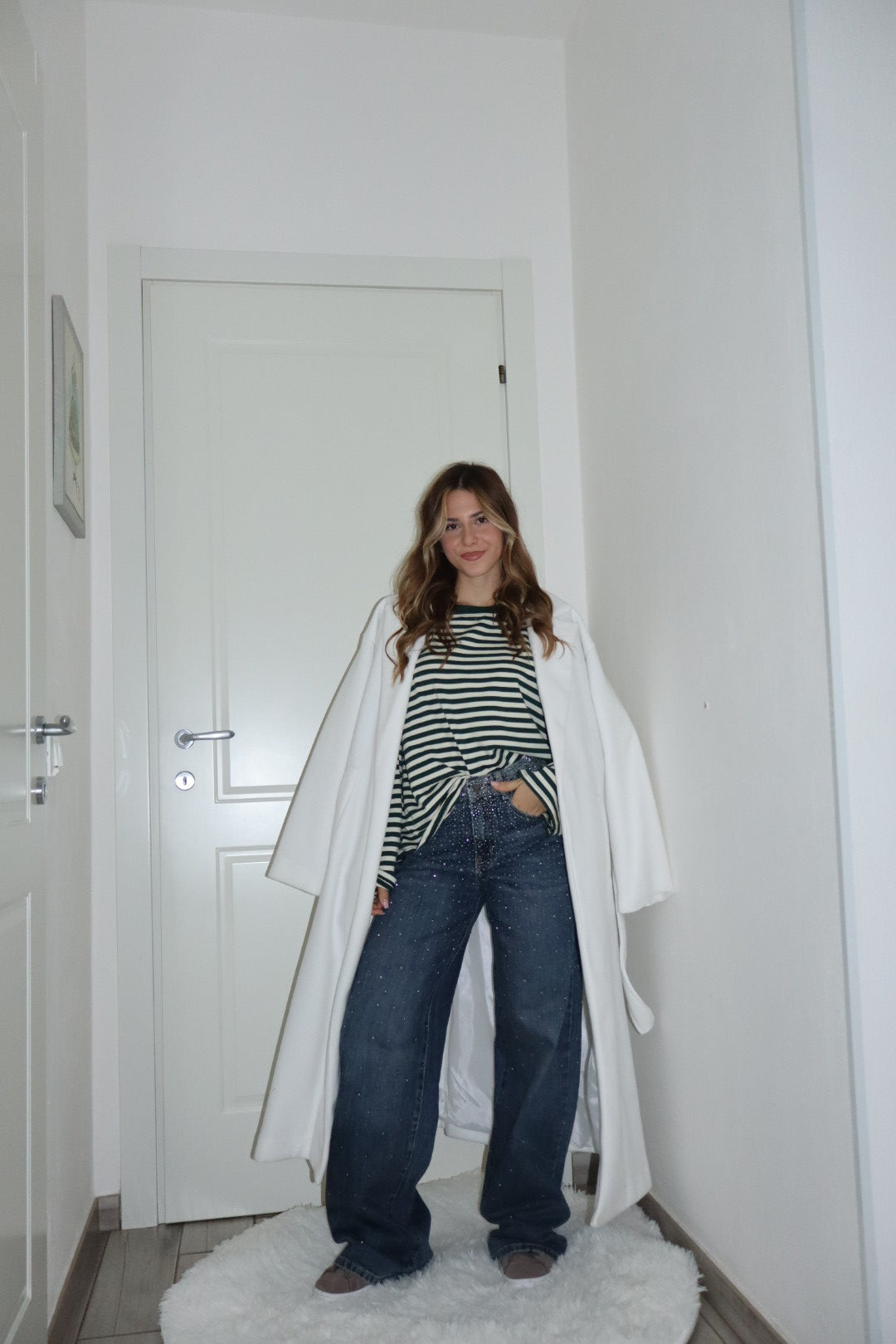 Jeans pioggia Shine blu 44-50