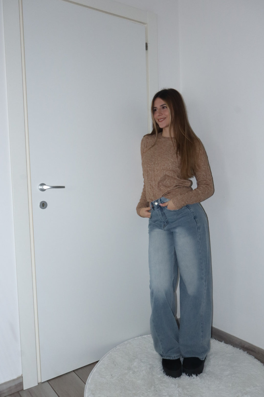 Maglioncino must have lana azzurro,grigio,beige,bianco,cammello