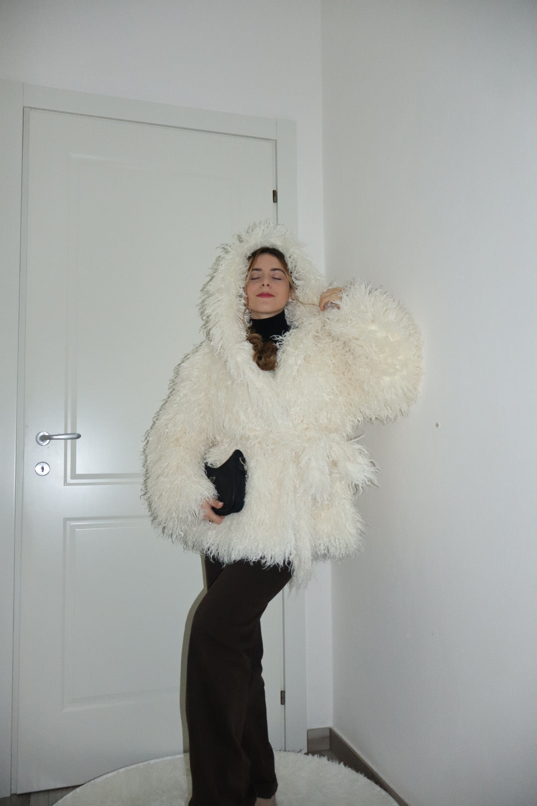 Eco Pelliccia Mongolia “cotton Candy”