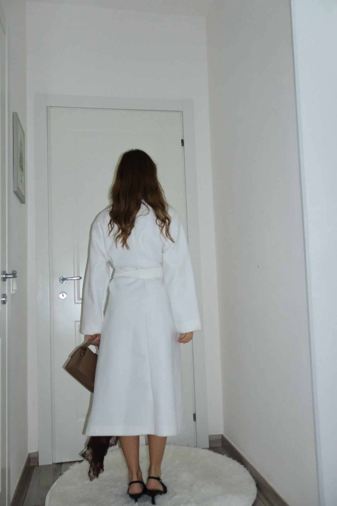 Cappotto Bruxelles lungo bianco,nero,marrone,grigio,fango,bordó