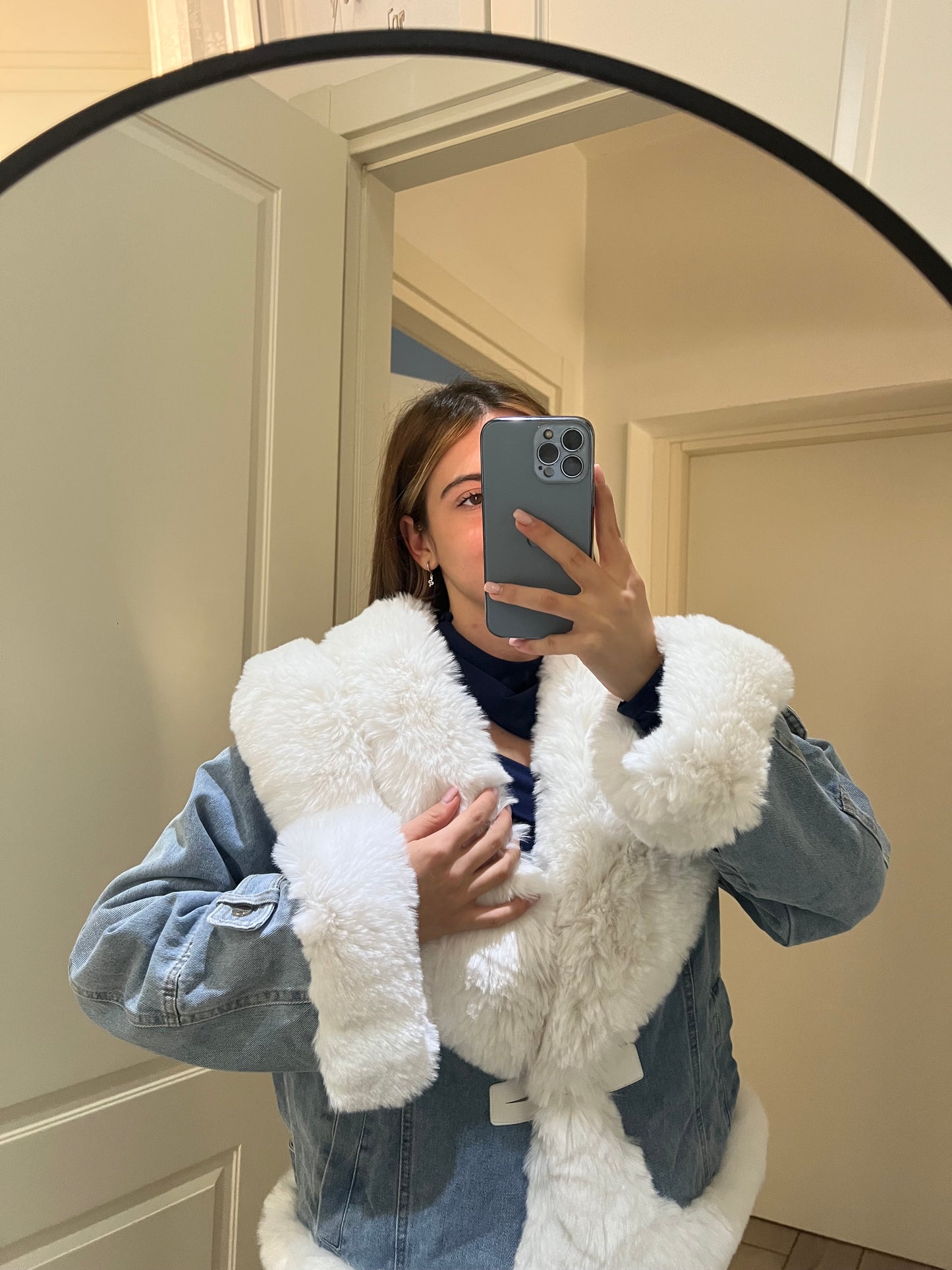 Cappottino con pellicciotto