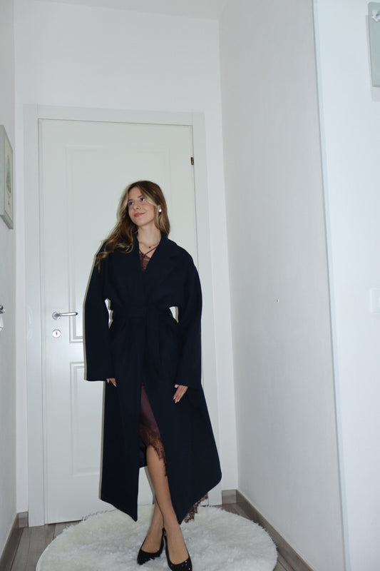 Cappotto Bruxelles lungo bianco,nero,marrone,grigio,fango,bordó