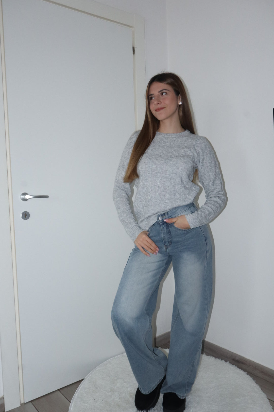 Maglioncino must have lana azzurro,grigio,beige,bianco,cammello