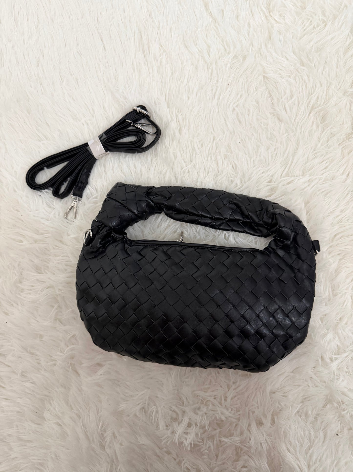 Borsa nuvy con tracolla nera,rosa,verde